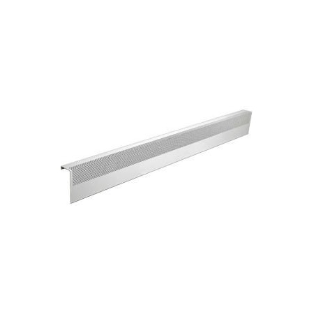 Buss General Partner Co Ltd Baseboarders Basic Series 5 ft Steel Easy Slip-on Baseboard Heater Cover, White BC001-60-WHT